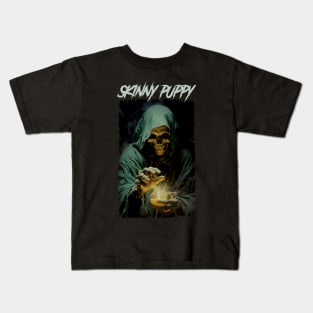 SKINNY PUPPY MERCH VTG Kids T-Shirt